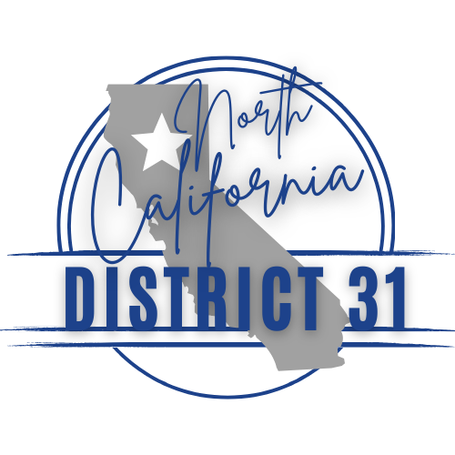 District 31 North California logo